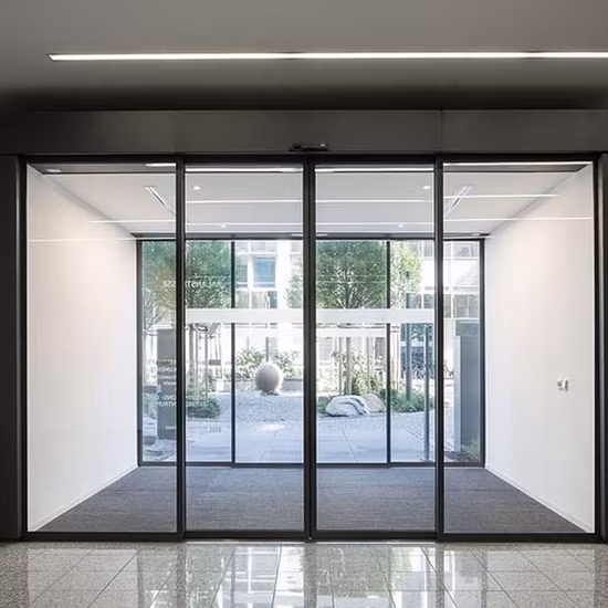 2022 Doorwin Factory Supply Windproof Waterproof New Aluminium Double Glass Door Exterior Custom Entry Storm Commercial Sliding Patio Doors for Sale