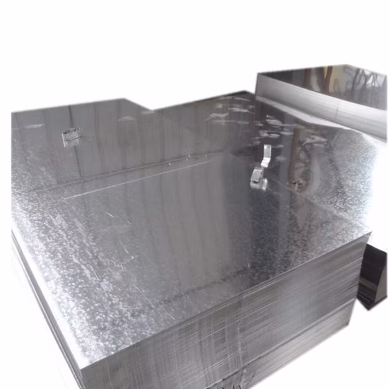 Tôle d'acier galvanisée Z275 Gi à revêtement de zinc Dx51d pailleté régulier